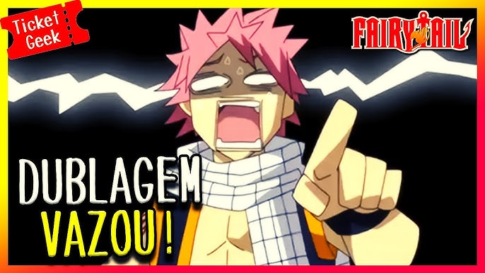 FAIRY TAIL ReDublagem Novos Dubladores Vazados Hbo Max 