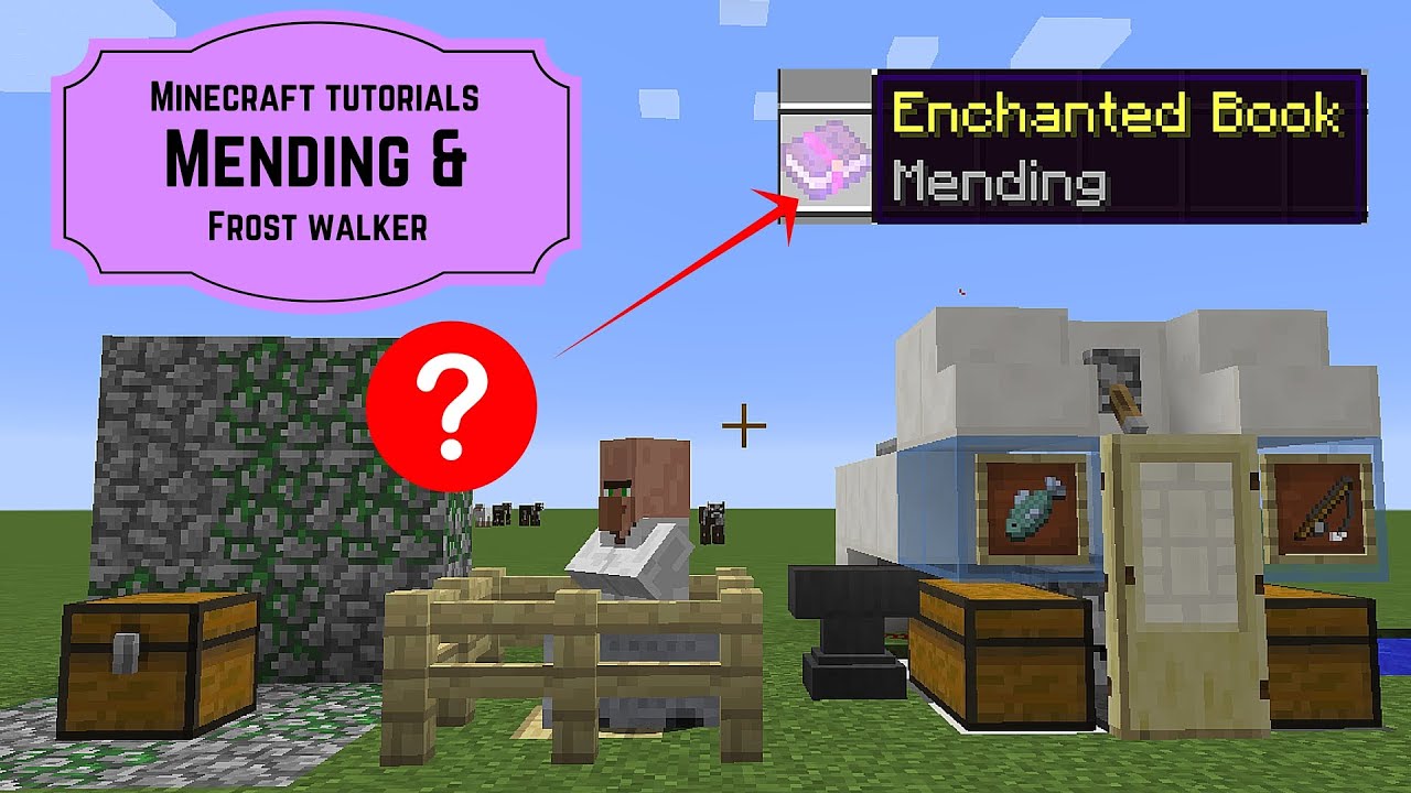 Minecraft 1.10 How to get Mending and Frost walker ...