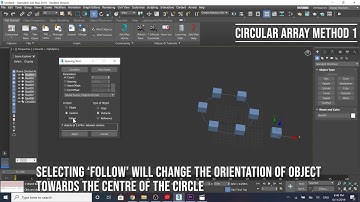 Circle and Spiral Array | Maya