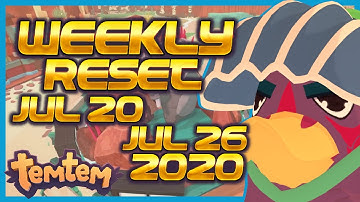 TEMTEM WEEKLY RESET UPDATE #22 - COMMON TEMS = KISIWA? Weekly Information Guide for Jul 20th - 26th!