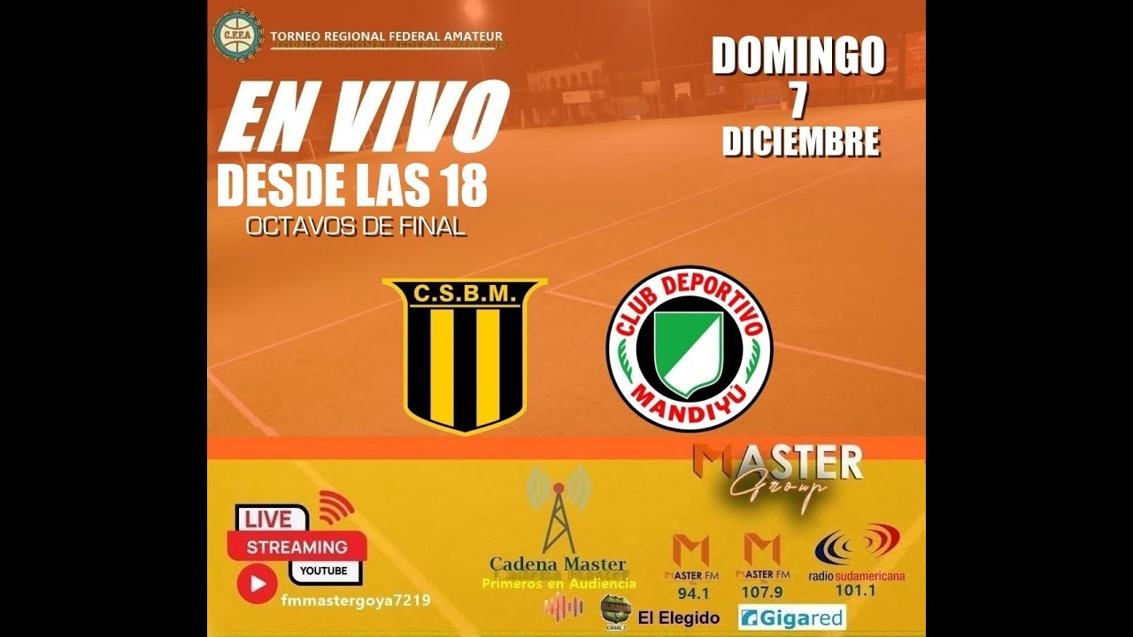 7 De Diciembre 2025   T.R.F.A. | MATIENZO - MANDIYU | OCTAVOS DE FINAL - IDA 🔴 EN VIVO