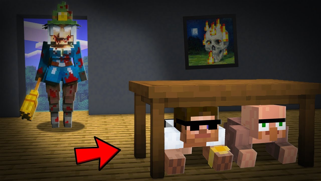 Can We Escape this Mysterious Witch in Minecraft..