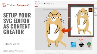 Create 2D Characters With Svg Editors And Real-Time Workflow Cartoon Animator 5 Tutorial