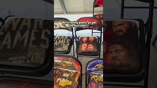 Ringside chair collection so far. #wwe #aew #prowrestling #wrestlemania #allelitewrestling