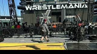 WWE Wrestlemania XL 40 Stage Construction Leak Reveal Sneak Peak New Photos