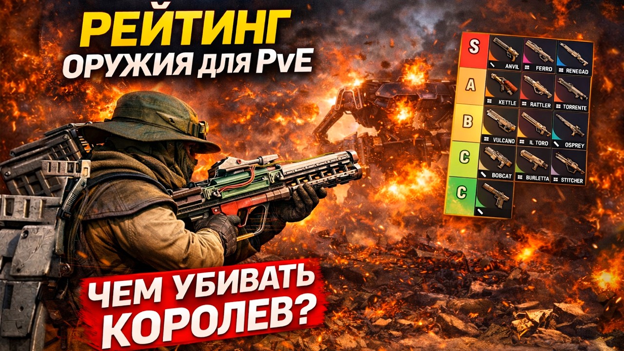 Лучшее оружие для PvE: чем фармить роботов в ARC Raiders
