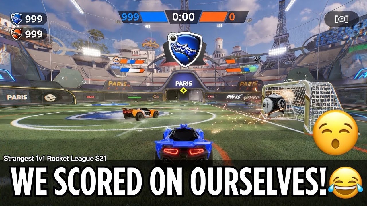 We Scored on OURSELVES the Whole Game! 😂 Strangest 1v1 Rocket League S21