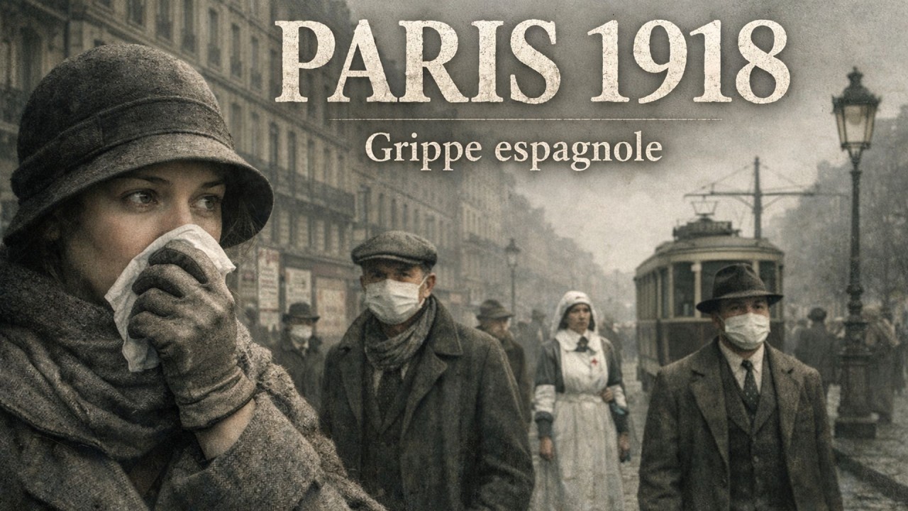 Comment vivait-on à Paris pendant la grippe espagnole (1918)