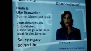 Elke Brauweiler / Paula - Pourquoi tu vis - Live in Stuttgart