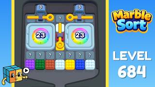Marble Sort Level 684 (Hard) Walkthrough Solution