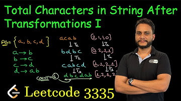 Total Characters in String After Transformations I | Leetcode 3335