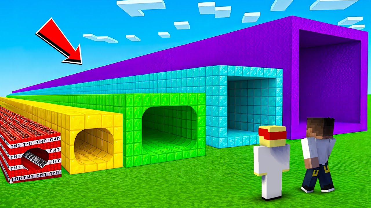 Minecraft, IF YOU ENTER THE WRONG TUNNEL, YOU DIE || Minecraft Mods || Minecraft gameplay