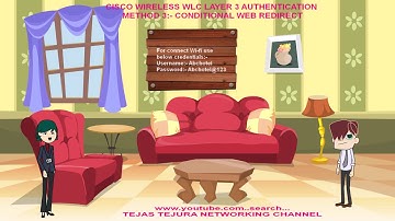 Cisco Wireless WLC SSID layer 3 Authentication Method 3 Conditional Web Redirect