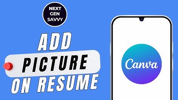How to Add Picture On Canva Resume