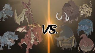 WILD TAMER - Epic Boss Battles: Mt. Draco bosses vs. everyone else