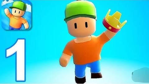 Stumble Guys - Gameplay Walkthrough Part 1 - First Win (iOS, Android)