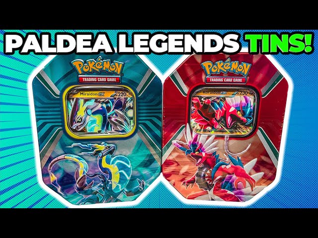 Pokemon TCG: Paldea Legends Tin (Miraidon ex / Koraidon ex) (1)