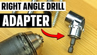 105 Degree Right Angle Drill Adapter - Drill Bit Attachment TEST