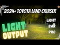 Toyota Land Cruiser Light Output LED Light Bars PRO | M&amp;R Automotive