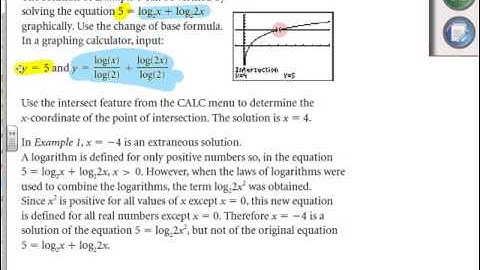 Expo Logs 5.7- (Solving Logarithmic & Exponential equations)