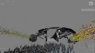 Softimage ICE Crowd Test 300 actors Wealth