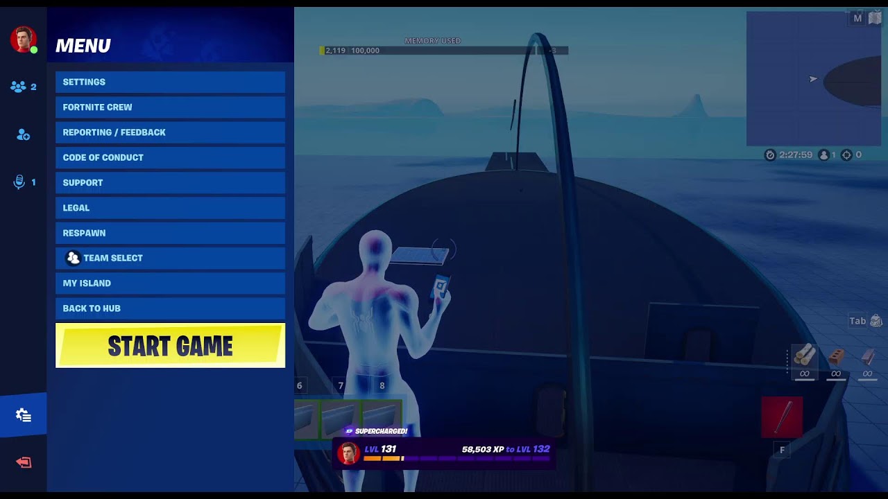 Building a Matrix hovership in Fortnite Creative PART 1