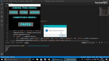 Stone, Paper, Scissor game in python. Using Tkinter. -DIY In PC