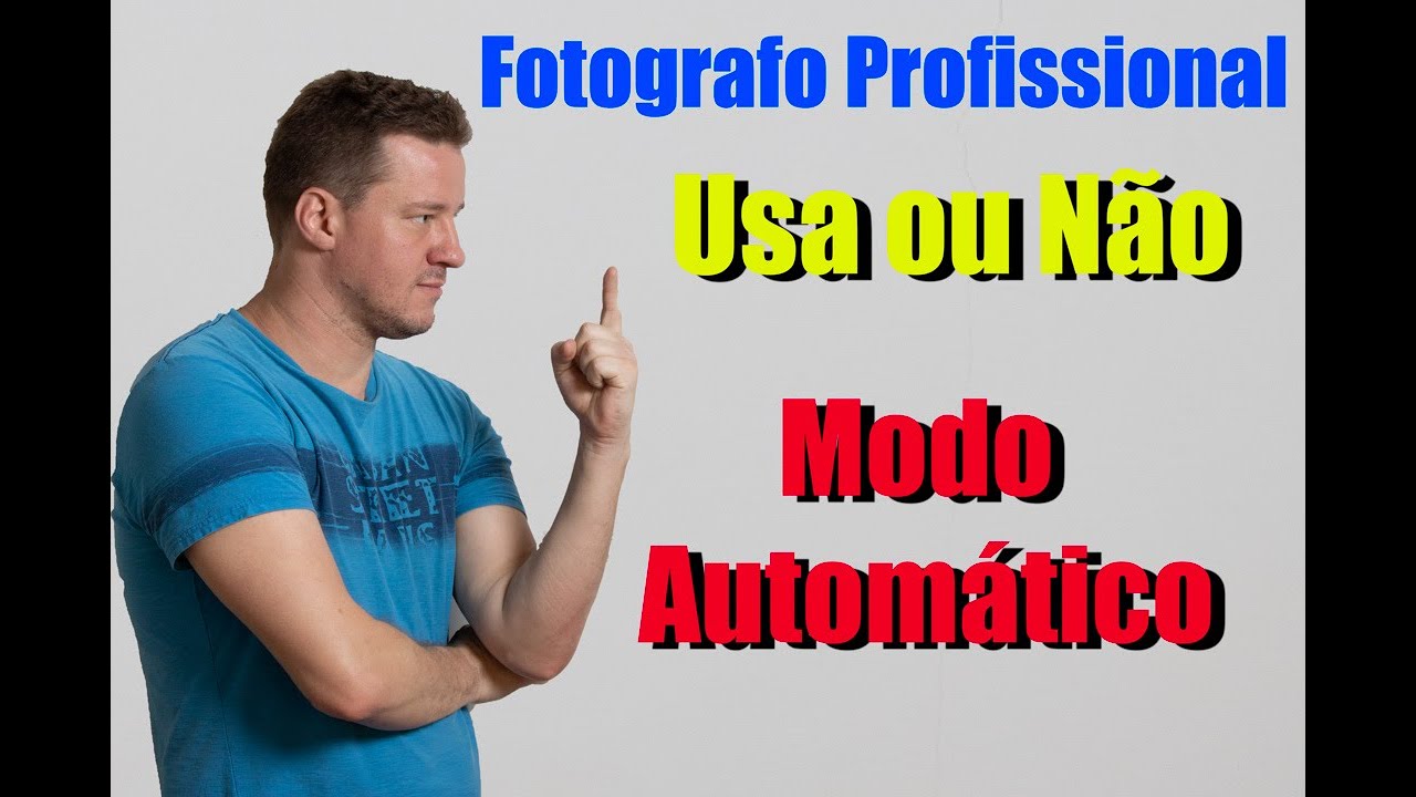 Fotografo Profissional usa ou não Modo Automático #fotografia - YouTube