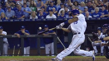 DET@KC: Cuthbert connects on his first MLB home run