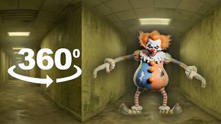 POV: Evil Clown in Backrooms 360 VR Horror Experience