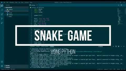 Pyhon Project 2 | SNAKE GAME USING Python Pygame | With  free Source Code | Free| by CodeBytez