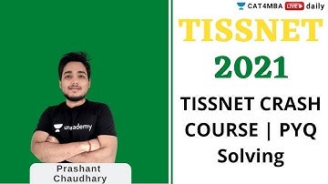 TISSNET CRASH COURSE | PYQ Solving | Prashant Chaudhary