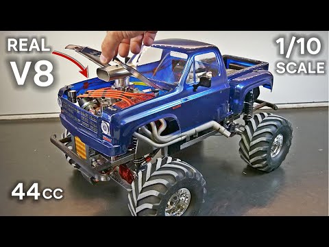 I Built World's SMALLEST V8 RC Truck!