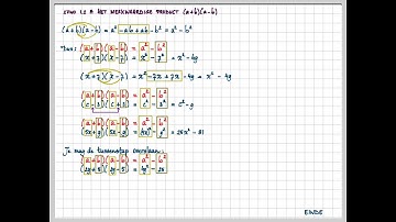 2havo 1.2 A - 2vwo 1.2 A - Het merkwaardige product (a + b)(a - b)