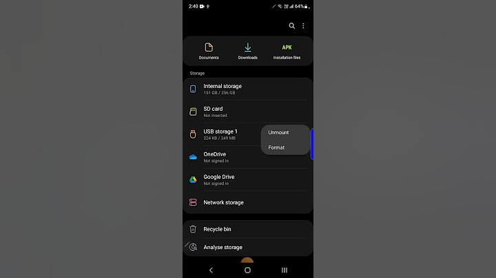how to safely remove usb flash drive unmount pendrive android phone samsung tablet