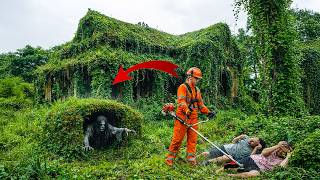 Time Lapse: 72 Hours Cleaning Up Abandoned House - Something crawls out of the abandoned well! π±