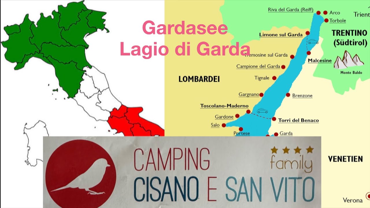 Bella Italia Teil 1 - Gardasee - Camping Cisano E (und) San Vito