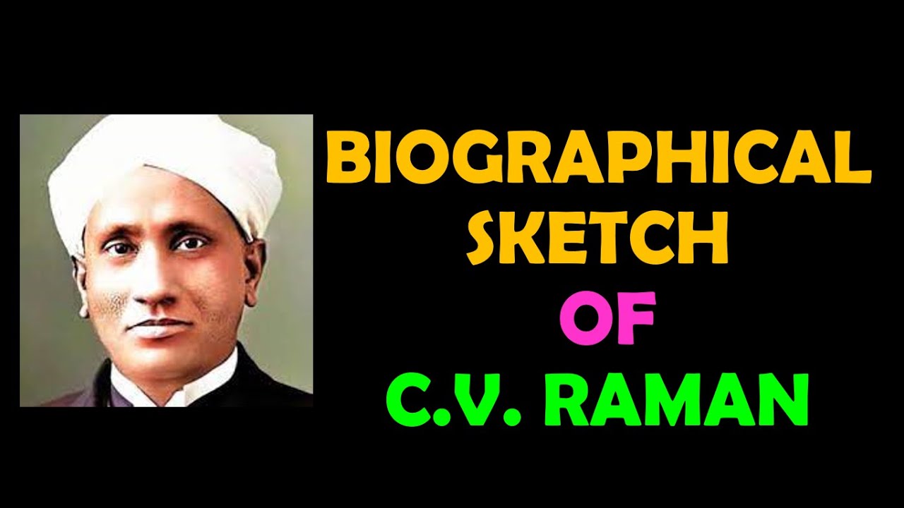 C. V. Raman poster | C. V. Raman line drawing 