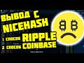 Вывод Bitcoin с Nicehash с "наименьшими потерями": 2 способа