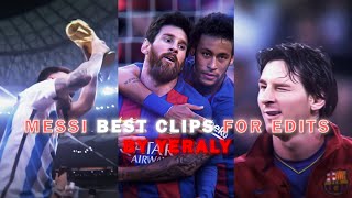 Lionel Messi 4K Best Clips For Edits