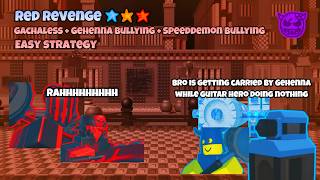 Red Revenge 3 stars Tumore (6 or 7 slots) guide   Gatling route