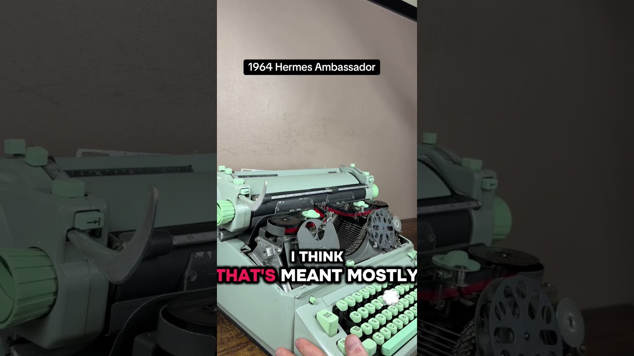 How to use all functions on a 1964 Hermes Ambassador vintage