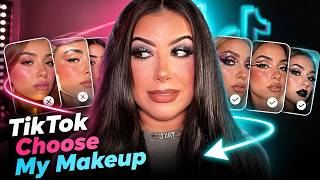 Letting Tiktok Choose "My Type of Makeup" | #tiktokmakeup #makeupartist