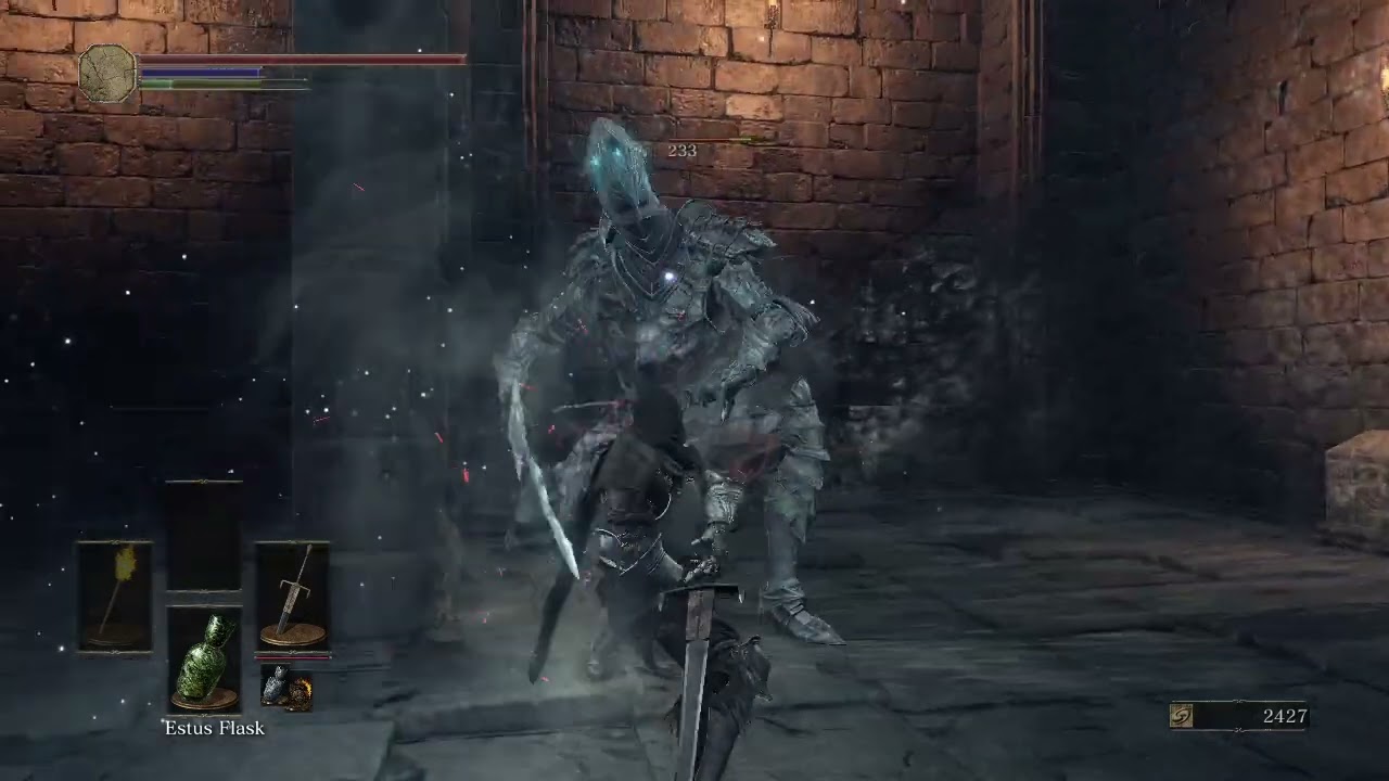 Dark SOul III - Boreal OutRider Knight Fight