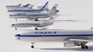Every Trijet Penger Aircraft Ever Built