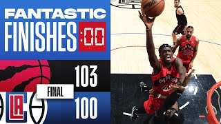 Final 1:55 WILD ENDING Raptors vs Clippers 🍿