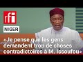 Niger  pourquoi lancien prsident m issoufou estil aussi discret depuis le coup dtat   rfi