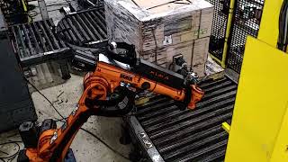 Robotic Pallet Labeling with 3D Scanning for Optimal Placement