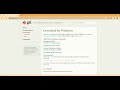 Installing and Configuration Git