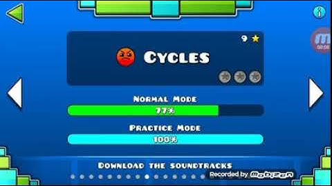 How to beat cycles with all 3 coins (geometry dash)